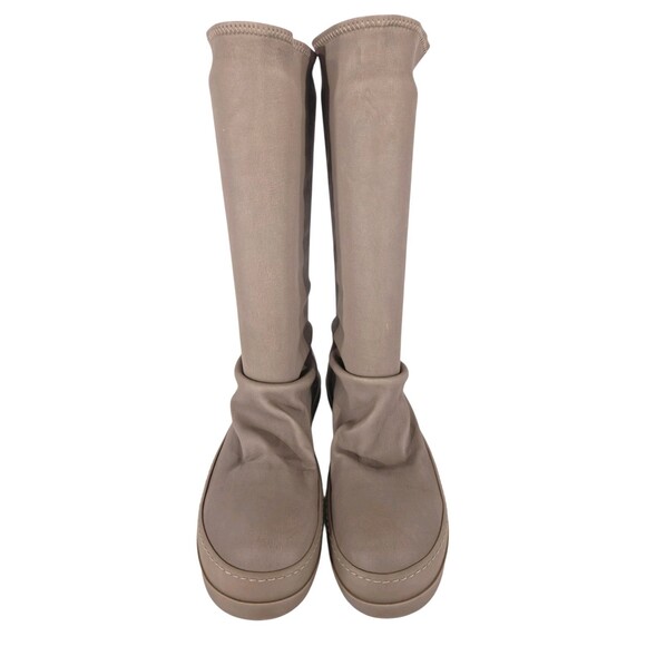 Rick Owens Slouch Boots US 11 IT 44 Mens Bone Leather $1450 main image 7